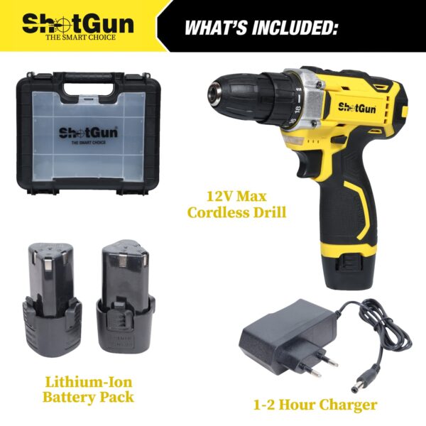 ShotGun SG-12V CordLess Drill Standard - Image 2